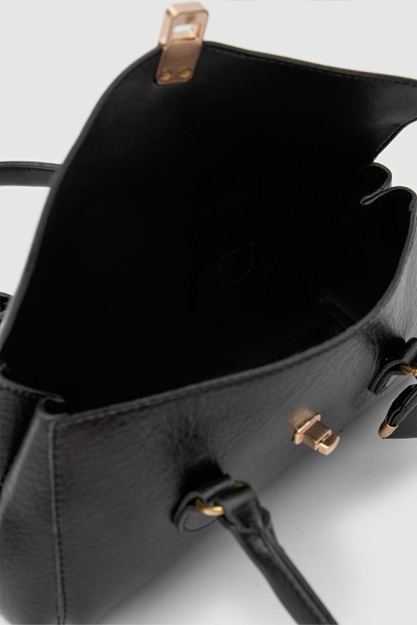 Lunara Vintage Baguette Bag Black