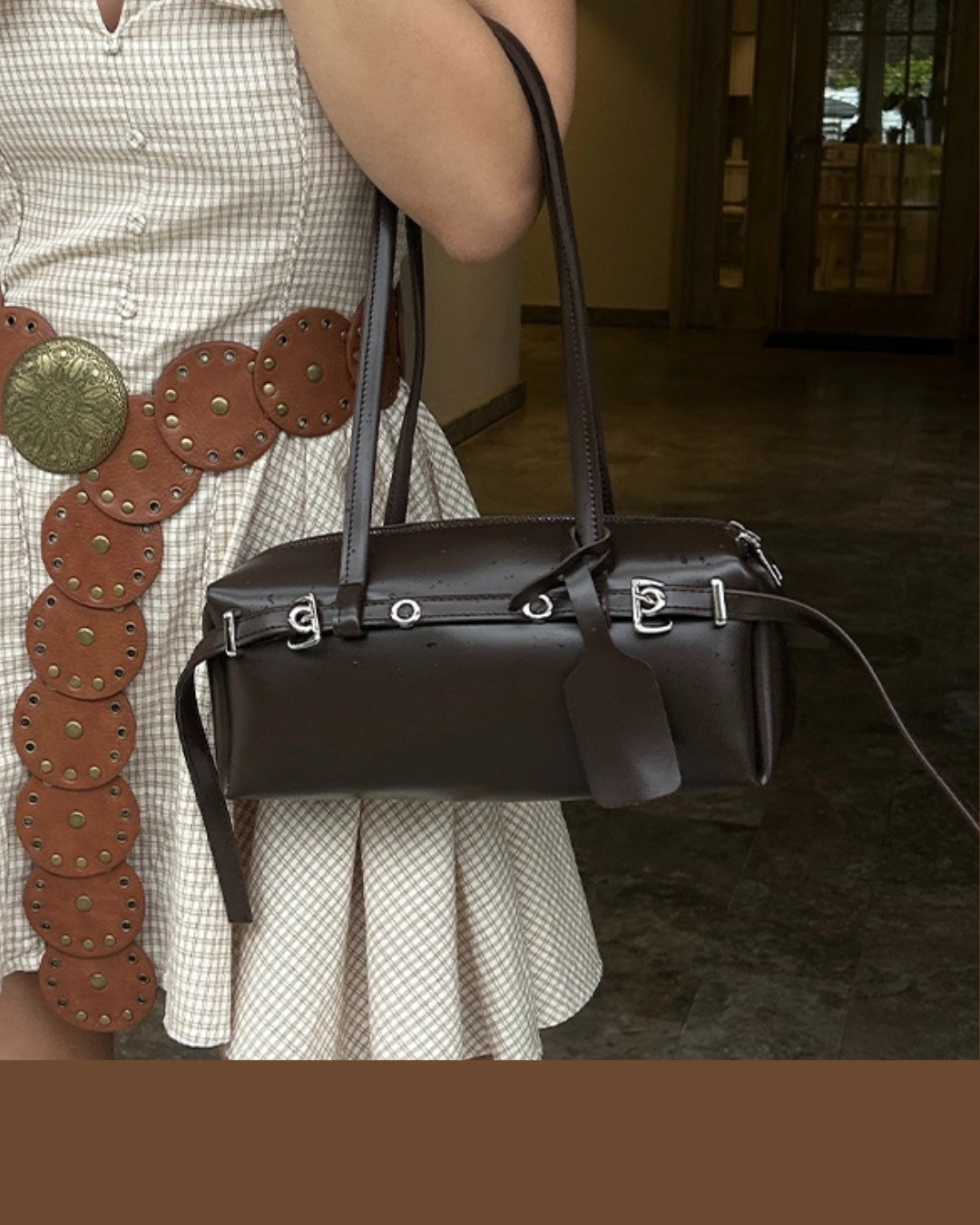Bop Baguette Bag Brown