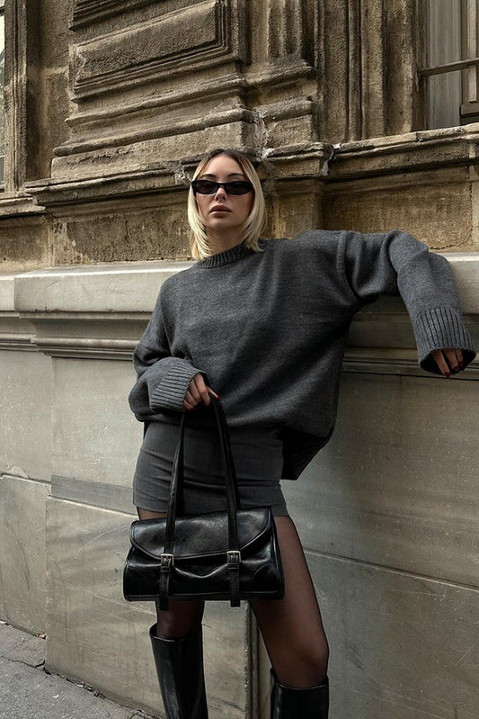 Lue Vintage Baguette Bag Black