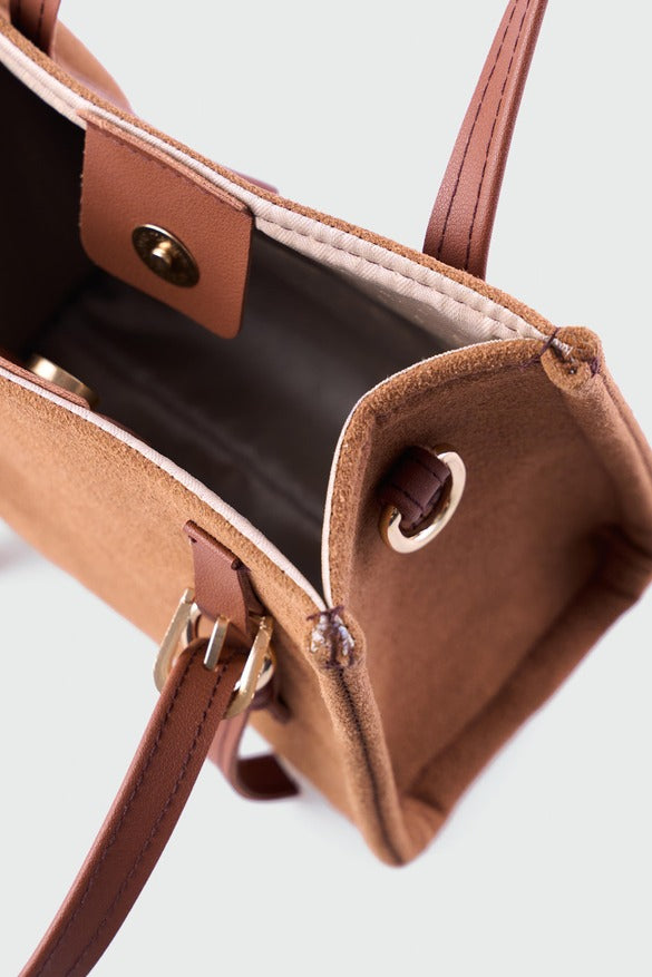 Luxe Crossbody Bag with Belt