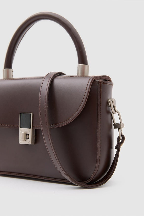 Cobble Small Crossbody Bag Coffee