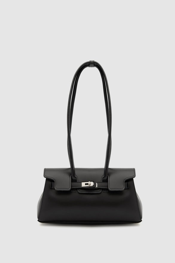 Lockable Baguette Bag, Black