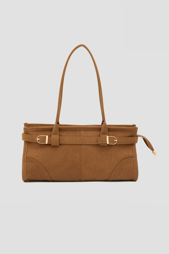 Vintage Suede Bag,Camel