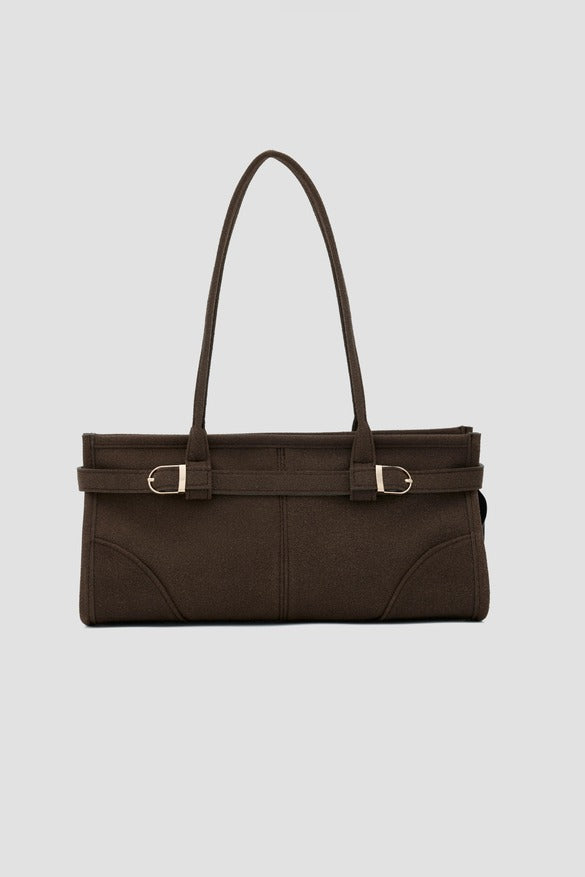 Vintage Suede Bag, Coffee