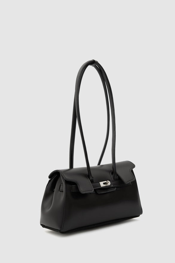 Lockable Baguette Bag, Black