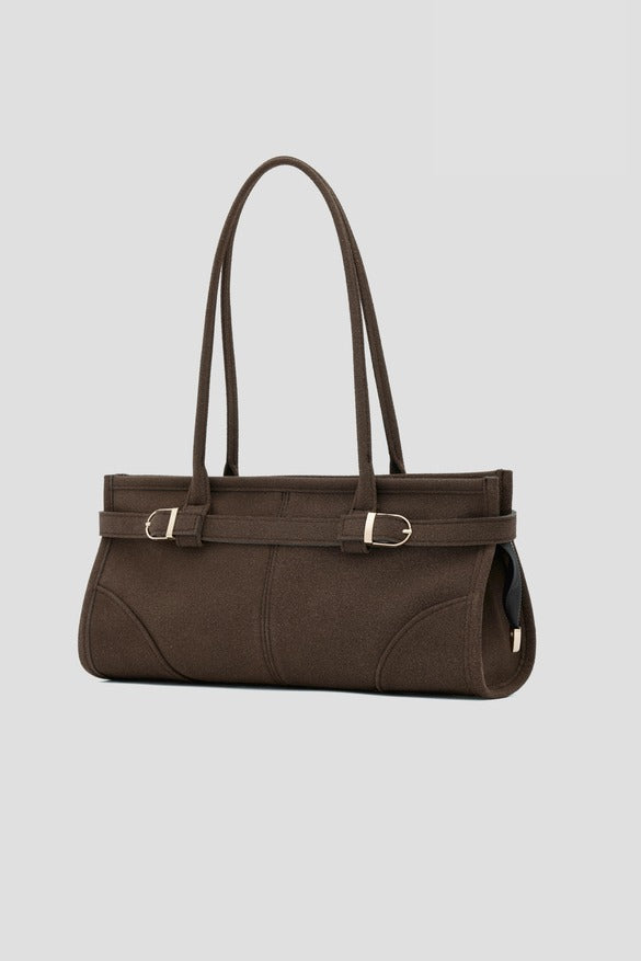 Vintage Suede Bag, Coffee