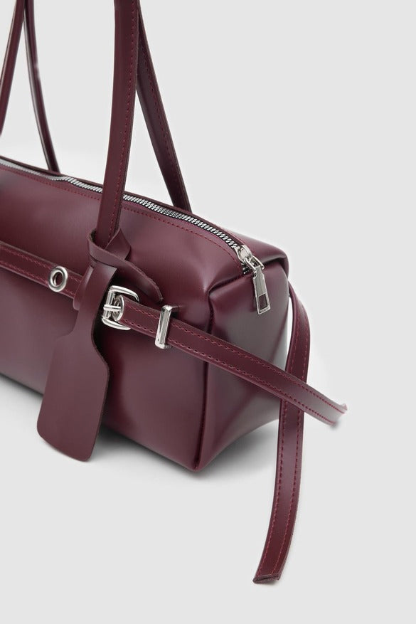 Bop Baguette Bag Burgundy
