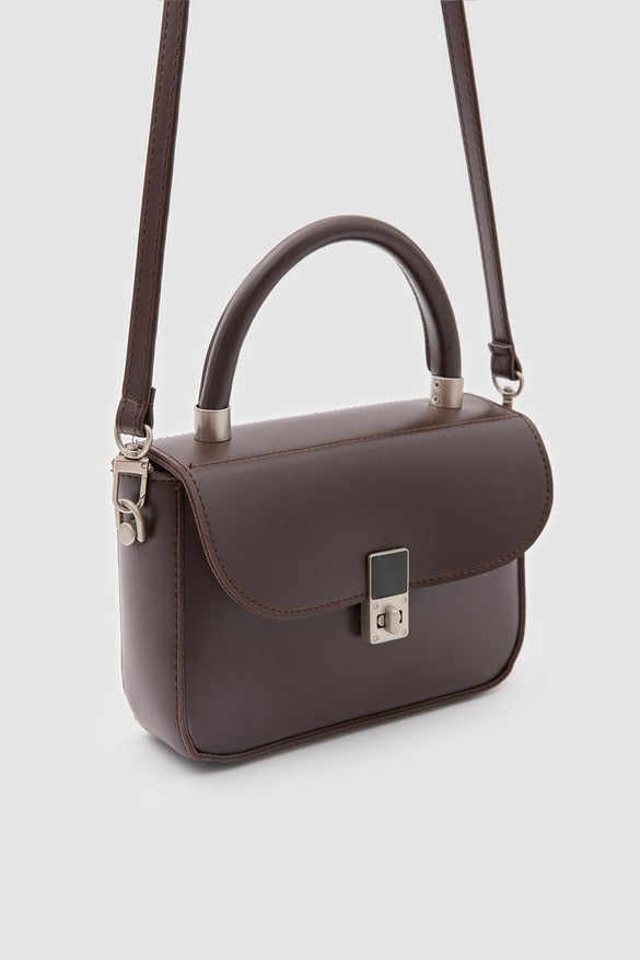 Cobble Small Crossbody Bag Coffee